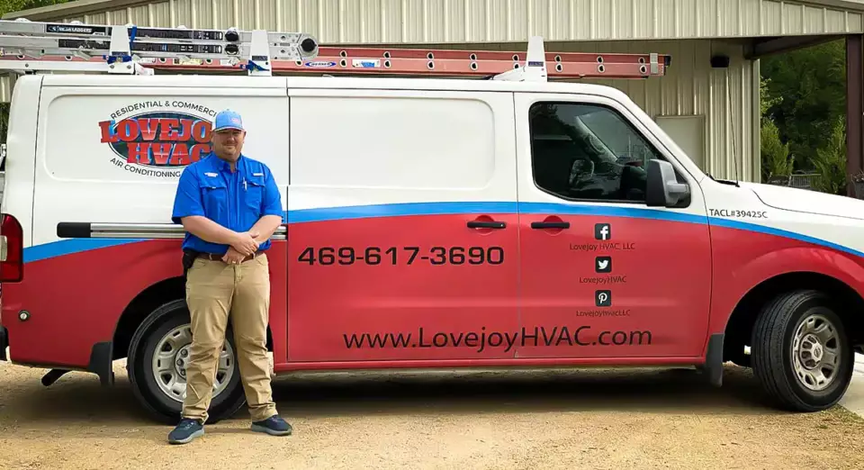 Lovejoy HVAC owner Brad Havins, ready to serve the air conditioning emergencies of Allen TX