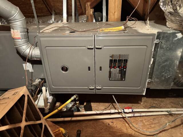 Heater that is not working, we changed filter and changed batteries on the thermostat that controls this system